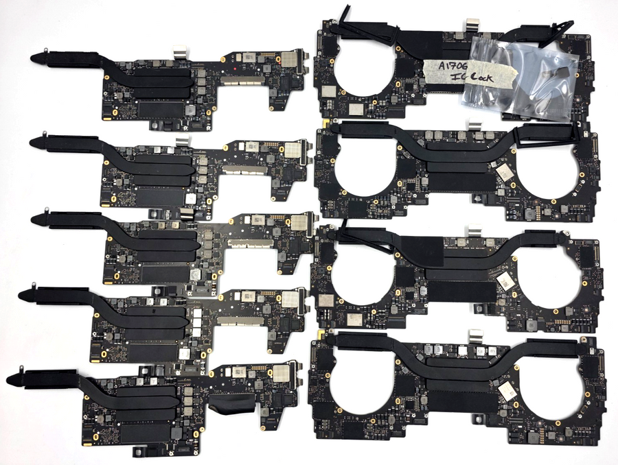 OEM Apple Macbook Pro Lot of 9 Logic Boards Various Issues FOR PARTS A1706 A1708