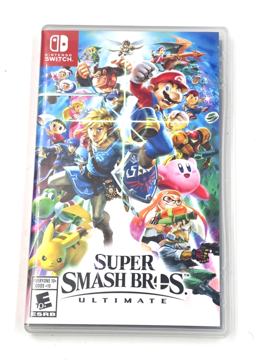ORIGINAL Super Smash Bros. Ultimate Nintendo Switch Game w/Case Tested Working