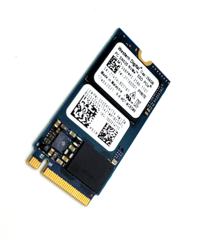 Western Digital SN530 256gb NVMe SSD