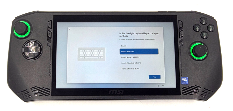MSI Claw A1M 7" Core Ultra 7-155H 16GB 512GB SSD Handheld Gaming w/Charger