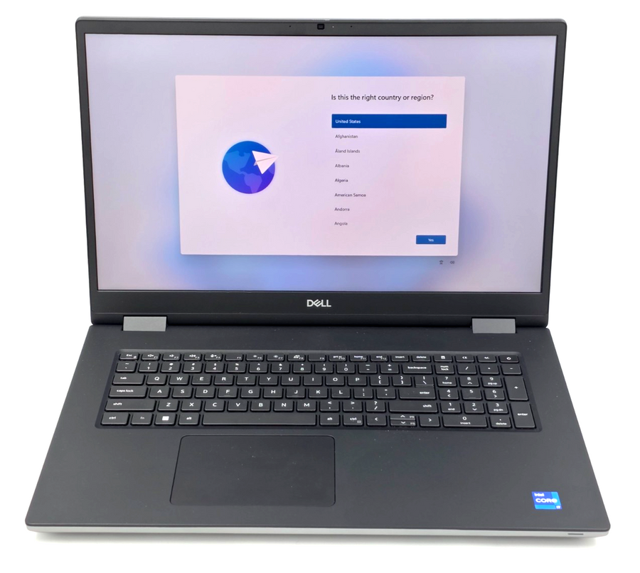 Dell Precision 7770 17.3" i7-12850HX 16-Cores 32GB RAM 512GB RTX A1000 GPU Win11