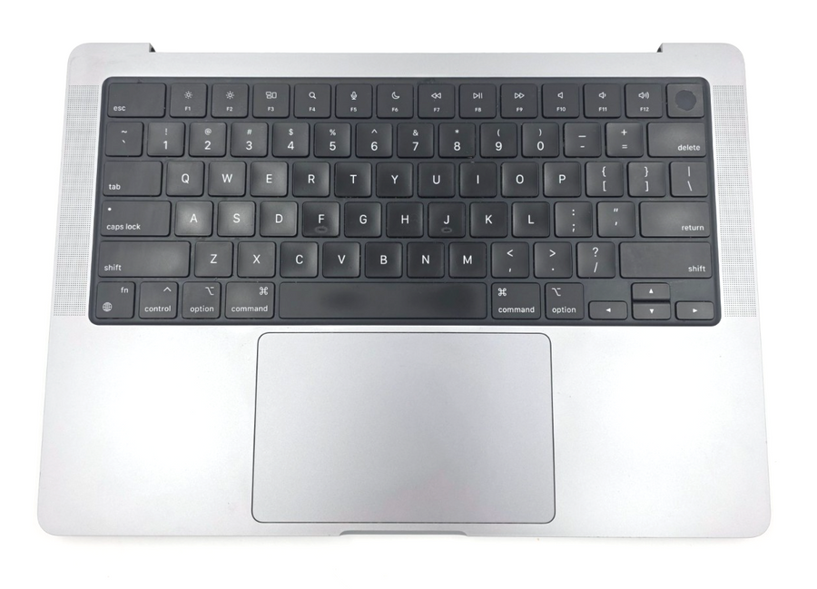 OEM Apple Macbook Pro 14" M1 A2442 Palmrest Keyboard Trackpad Space Grey Grade C