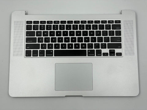 Apple A1398 Macbook Pro Retina 15" Palmrest Keyboard Battery 2012-2013 Grade C