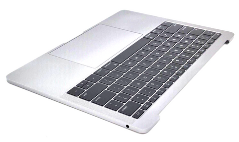 OEM MacBook Pro 13" A1708 2016 2017 Palmrest Keyboard Battery Silver Grade C