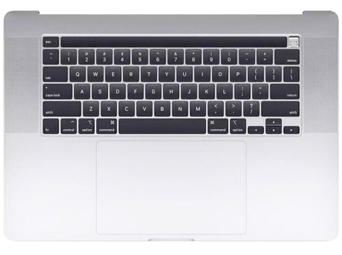 OEM MacBook Pro 16" A2141 2019 Top Case Keyboard Palmrest Battery Silver Grade B