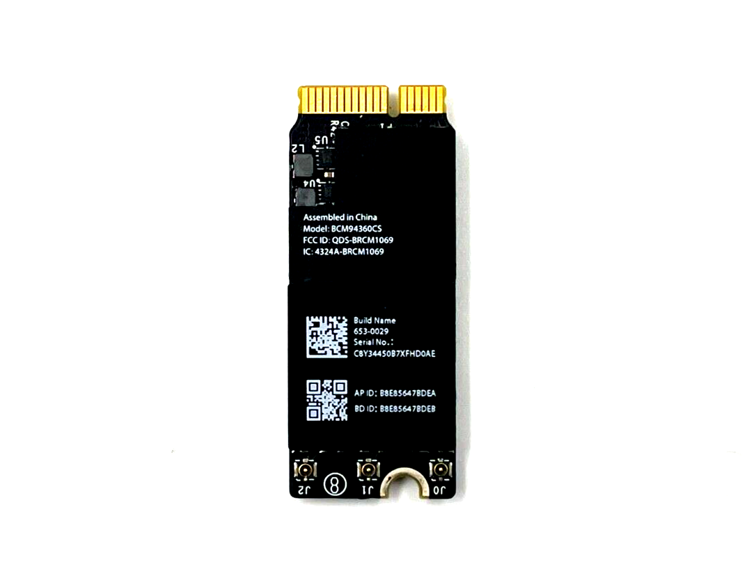 13" MacBook Pro Retina A1502 AirPort Wifi Bluetooth Card 2013 - 2014 |  653-0029