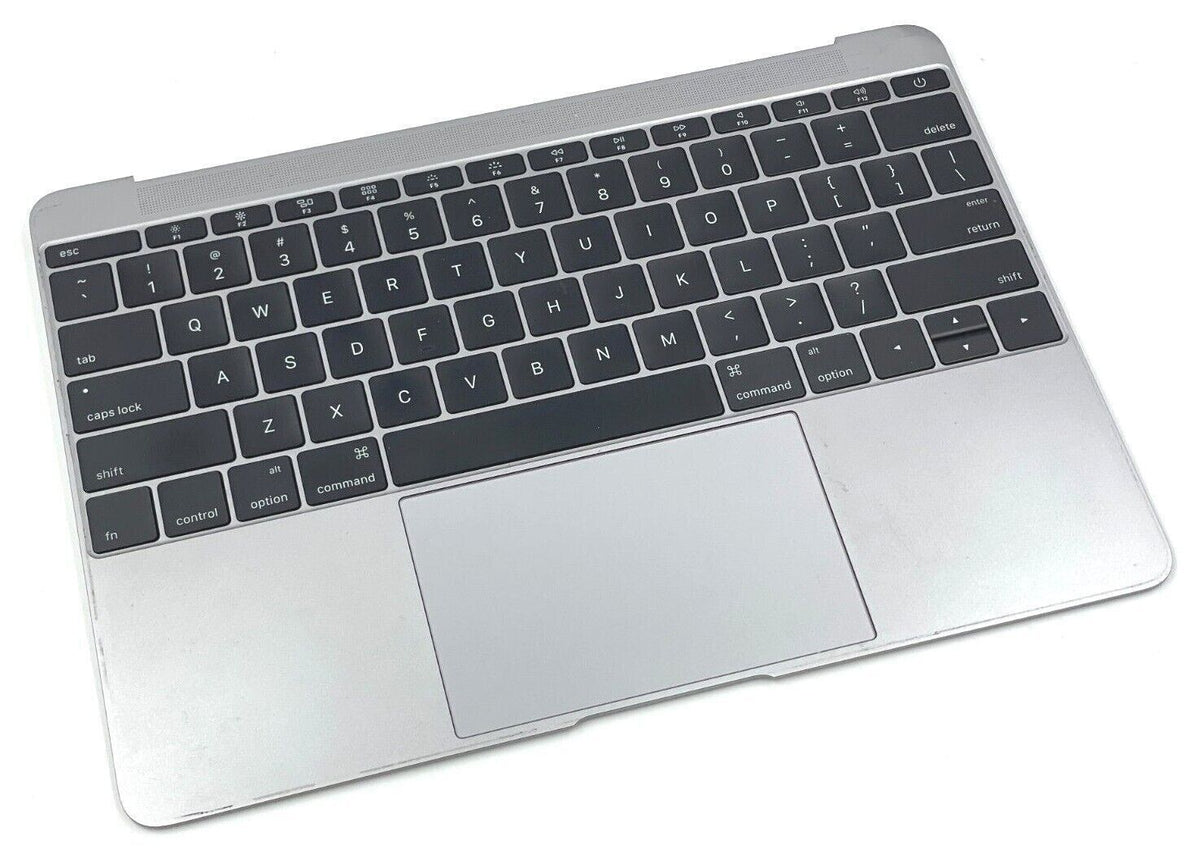 Apple Macbook 12" A1534 Keyboard Trackpad Palmrest 2016-2017 Space Grey Grade C