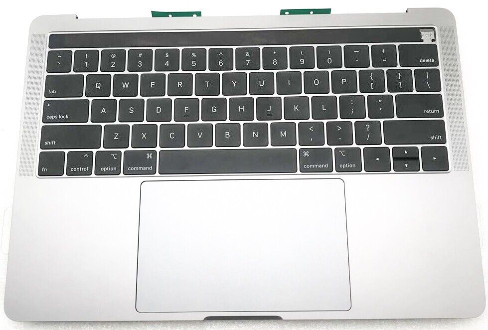 OEM A1989 Top Case Keyboard MacBook Pro 13" 2018 2019 Silver No Battery Grade C