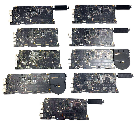 Lot of 19 Macbook Pro Logic Boards - Nineteen - A1502 820-3476-A - For Parts