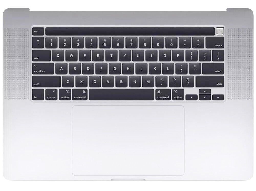 OEM MacBook Pro 16" A2141 2019 Top Case Keyboard Palmrest Battery Silver Grade A