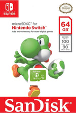 SanDisk Micro SD Card Memory 64GB 128GB 256GB 512GB 1TB Nintendo Switch & Lite