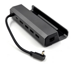 JSAUX Docking Station Deck USB C 6in1 Multifunction Adapter Model HB0603