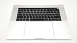 OEM Apple Macbook Pro 15 A1707 Palmrest Keyboard Trackpad Topcase Silver Grade C