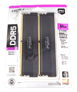 Open Box Crucial Pro 64GB (2x32GB) DDR5 UDIMM 6000MHZ Desktop RAM Memory Kit