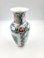 Vintage Hand Painted Chinese Flower Vase Excellent Condition