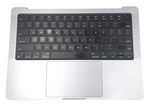 OEM Apple Macbook Pro 14" M1 A2442 Palmrest Keyboard Trackpad Space Grey Grade C