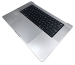 Apple MacBook Pro 16" 2021 A2485 Top Case - Palmrest + Battery + Keyboard Gray