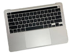 OEM A2338 Topcase Keyboard Battery Apple Macbook Pro 13" M1 Silver Grade A