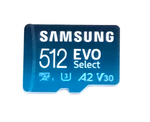 OEM Samsung EVO Select MicroSDXC Memory Card 512GB Micro SD Excellent Condition