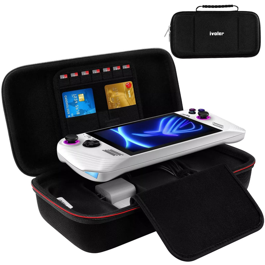 ivoler Carrying Case for Asus Rog Ally 7' / Steamdeck Protective Enclosure