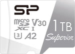 OEM Genuine Silicon Power 1TB Superior Micro SDXC UHS-I (U3), V30 4K A2 Gaming