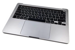 OEM Apple Macbook Pro A2289 Palmrest Keyboard Trackpad 2020 Space Grey Grade C