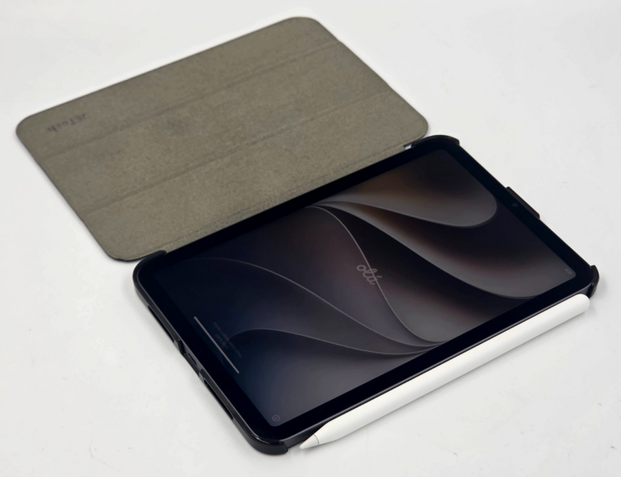 Apple iPad mini 6th gen 64GB Wi‑Fi Space Gray Smart Case & Pencil 2nd Gen Bundle