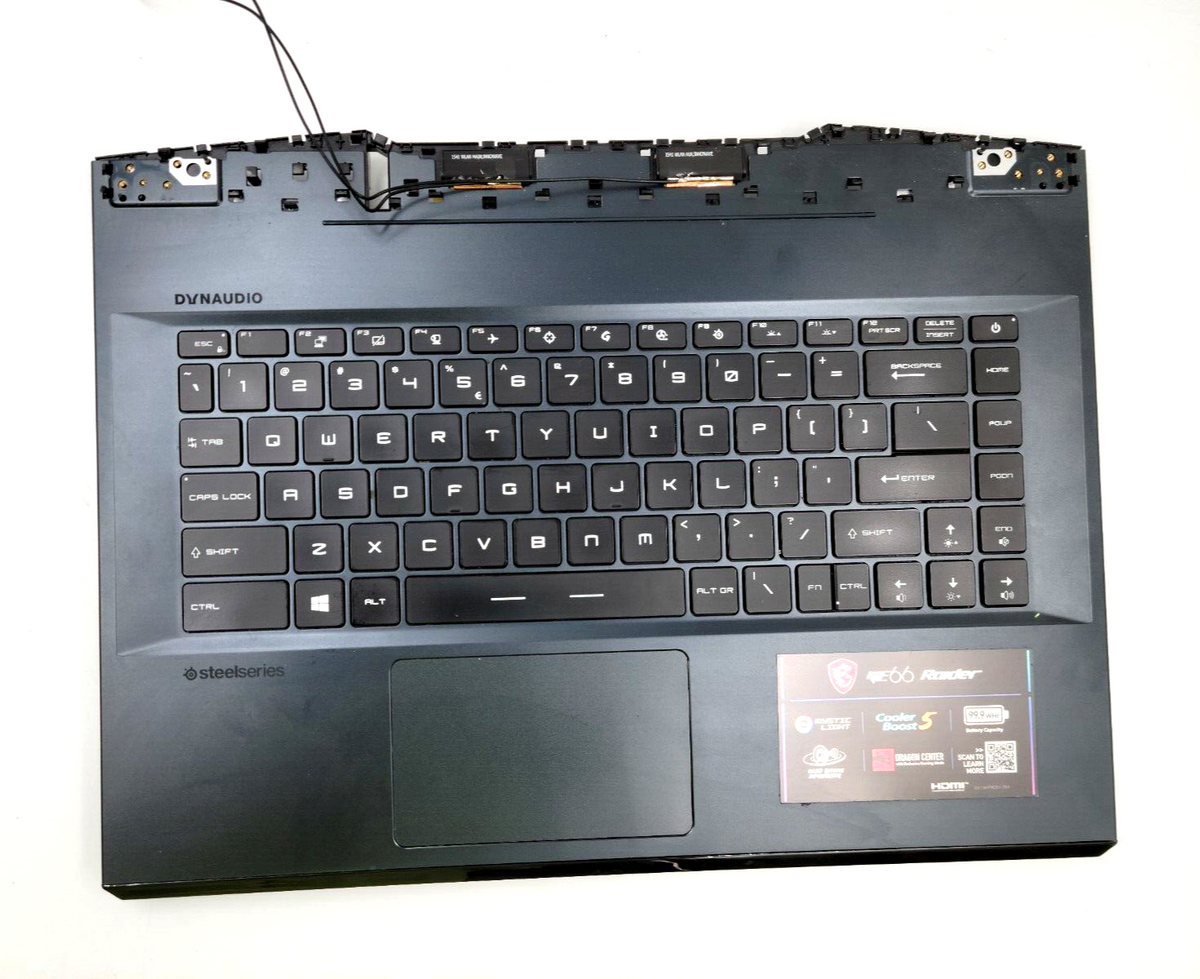 OEM MSI MS-1541 RGB Keyboard/Topcase Replacement Part GE66 Raider