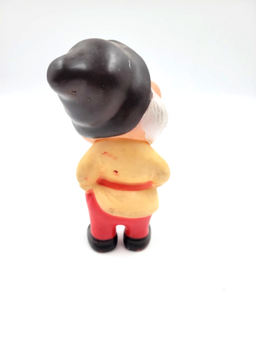 Vintage Snow White and the Seven Dwarves Vinyl Squeaky Figures - Bashful - Mobile Revival