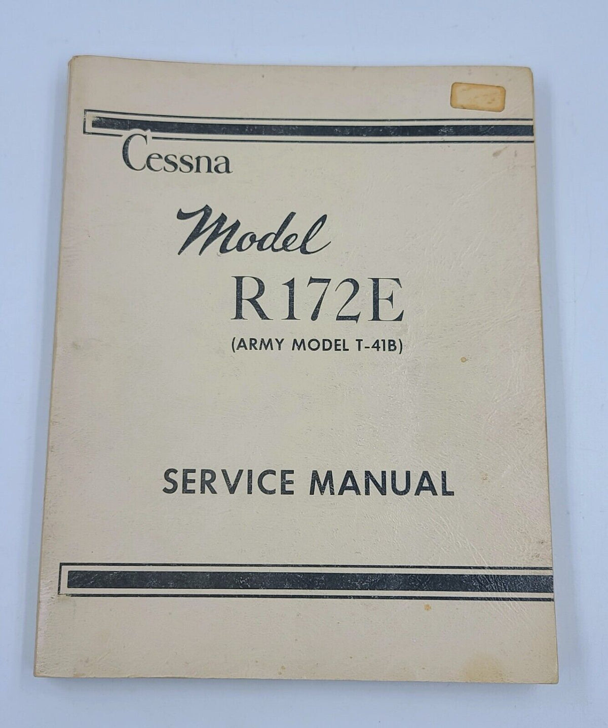 Vintage Cessna R172E Service Manual Army Model T-41B Dated November 1966 - Mobile Revival