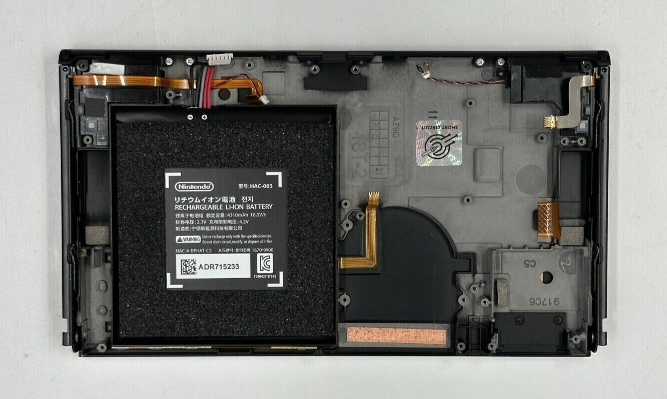 OEM Nintendo Switch OLED LCD Digitizer Batt Display Assembly - Very Good - Mobile Revival