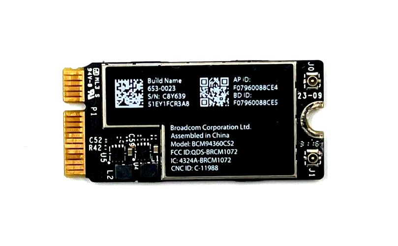 OEM MacBook Air 13" A1466 2013-2017 Wireless Airport Bluetooth Card 653-0023 - Mobile Revival