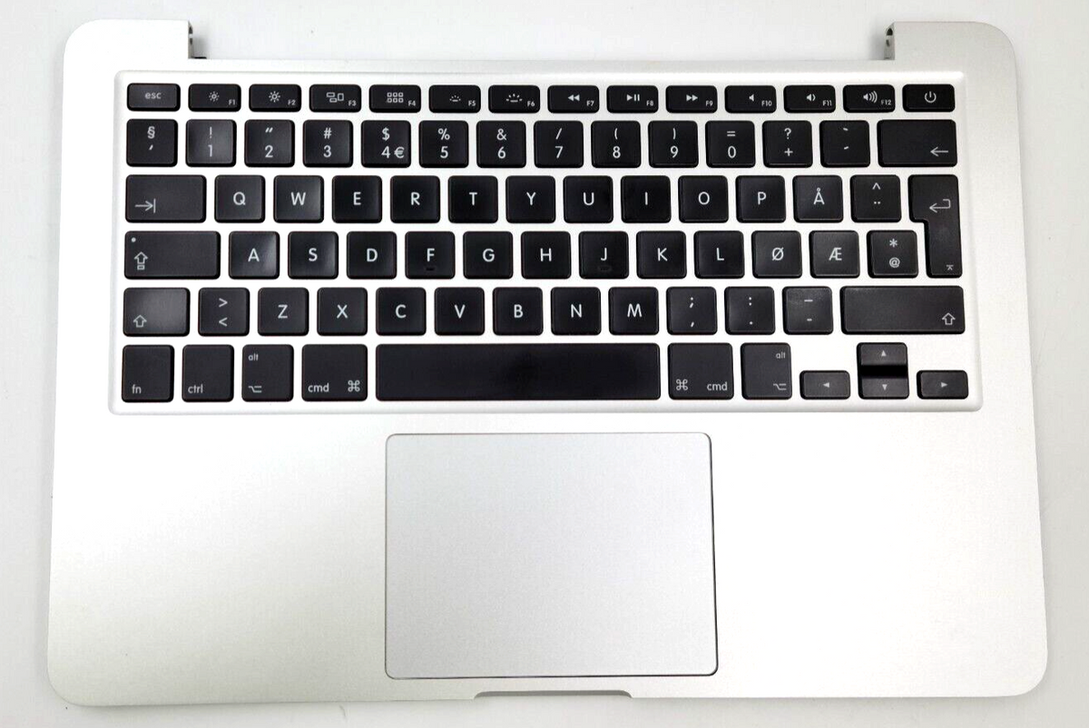 OEM Apple Macbook Pro A1502 Topcase Assembly 2013/2014 - Norwegian Keyboard - Mobile Revival