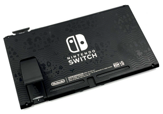 OEM Nintendo Switch Animal Crossing Back Cover with Kickstand HAC-001-01